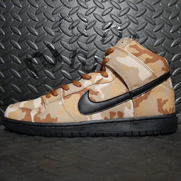 Nike SB Dunk High Pro Desert Camo BQ6826-200 size